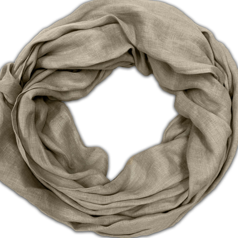 Infinity scarf gray big circle
