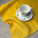 Linen napkin, sunny yellow
