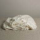 Linen Fitted Sheet Cream White - Durable Bedding