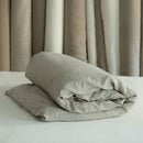 Gray Melange Linen Bed Set 