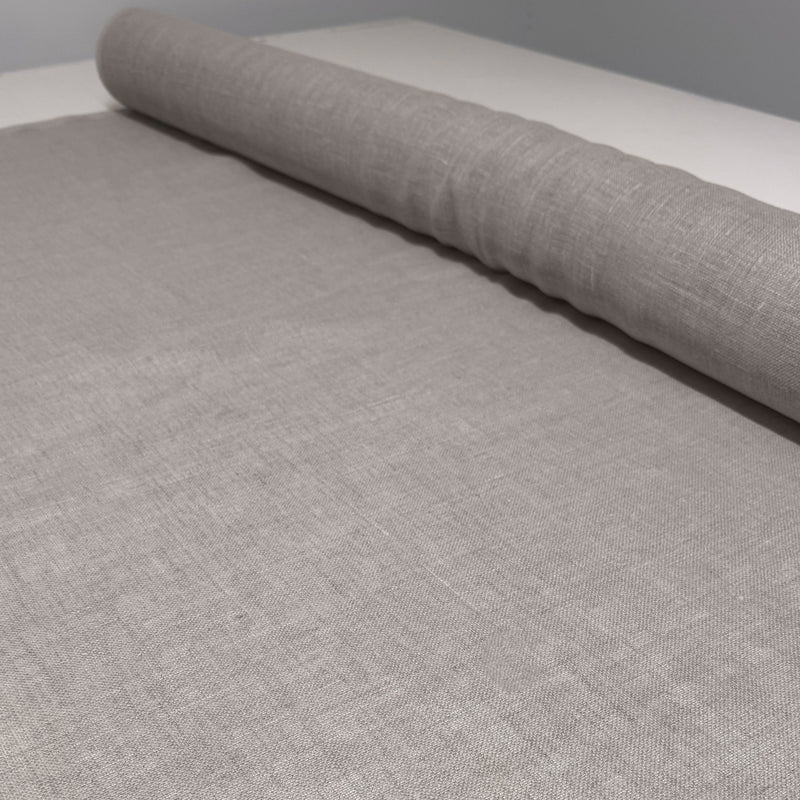 Linen fabric gray