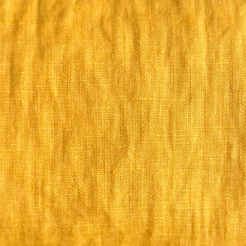 Linen fabric yellow