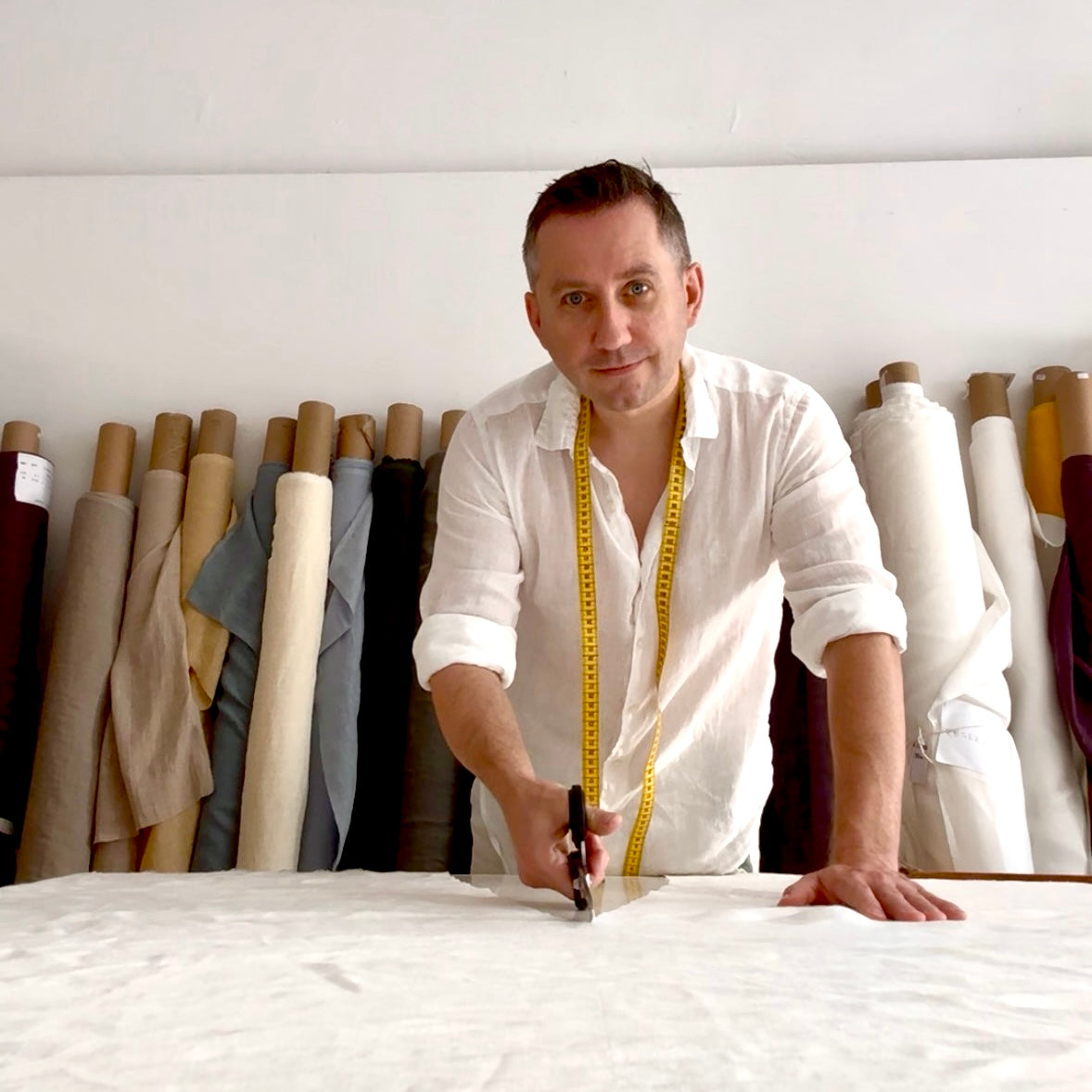 The person behind the linen