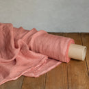 Linen Fabric Gauze Rose 140 cm - Natural Linen