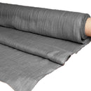 Linen Fabric Gauze Dark Gray - European Linen