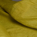 Linen fabric citrine