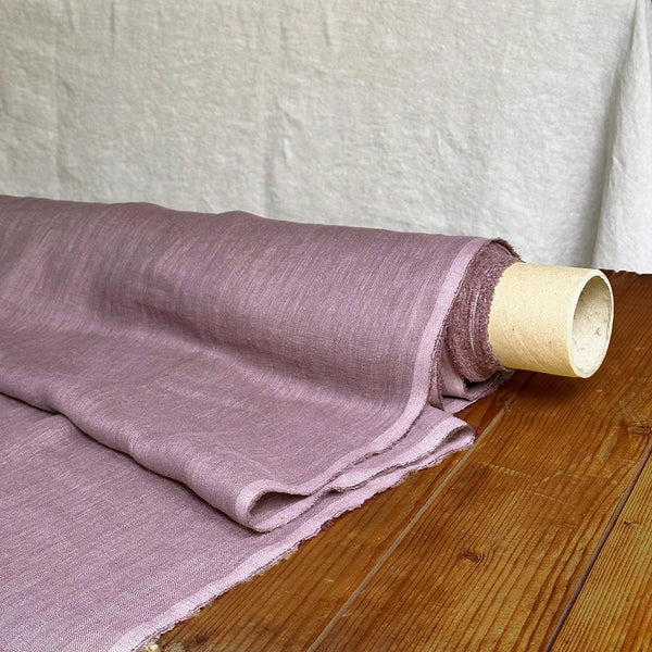 Linen fabric gauze, violet, width 140 cm, art. G-337