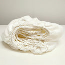 Linen Fitted Sheet Cream White - Durable Bedding