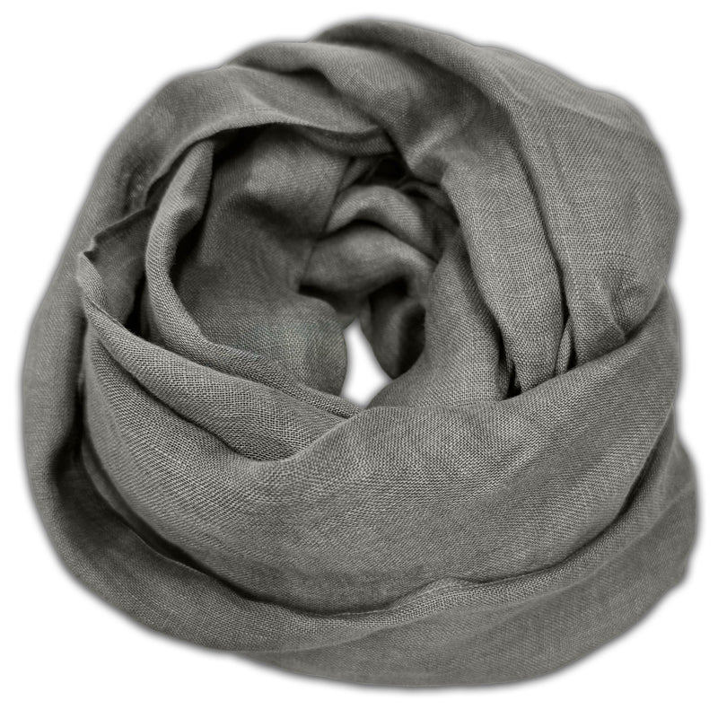 Infinity scarf dark gray circle