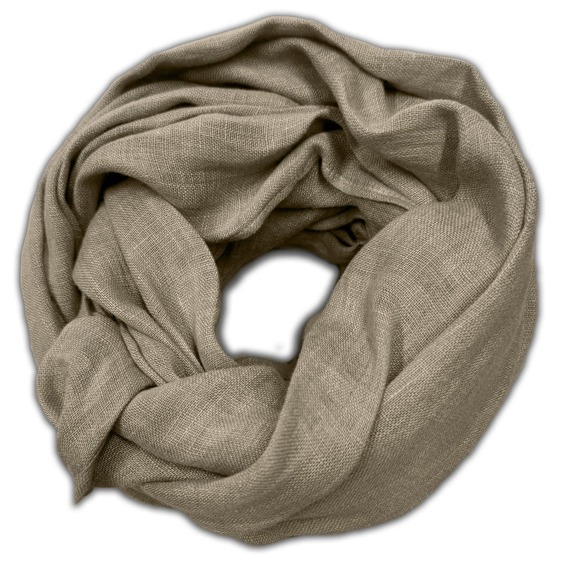Infinity scarf gray circle