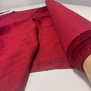 Linen Fabric Carmine Red  - Premium Quality