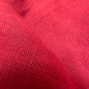 Linen Fabric Carmine Red  - Premium Quality