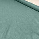 Linen Fabric Gauze Petrol Blue  - Linen Fabric