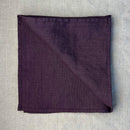 Linen napkin, aubergine
