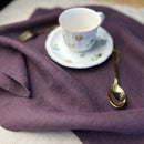 Linen napkin, aubergine