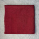 Linen napkin, carmine red