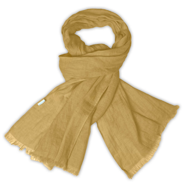 Linen-scarf-sand-color