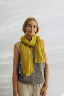 Linen Scarf citrine