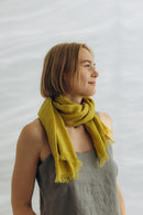 Linen Scarf citrine