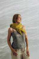 Linen Scarf citrine