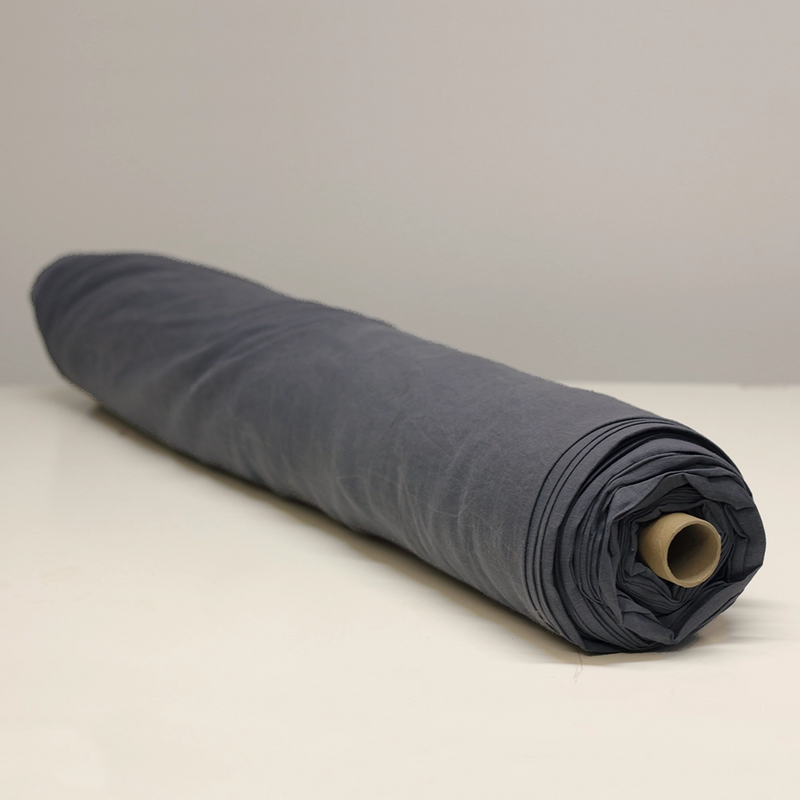 Roll of linen fabric, Anthracite gray, art.0024AS 26.6m (14.3€/m‎)