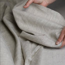 Linen Fabric Melange Gray - Softened 100% Linen