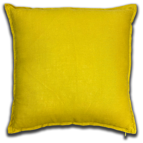 Mustard yellow pillowcase