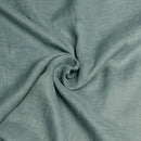 Linen Fabric Gauze Petrol Blue  - Linen Fabric
