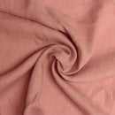 Linen Fabric Gauze Rose 140 cm - Natural Linen