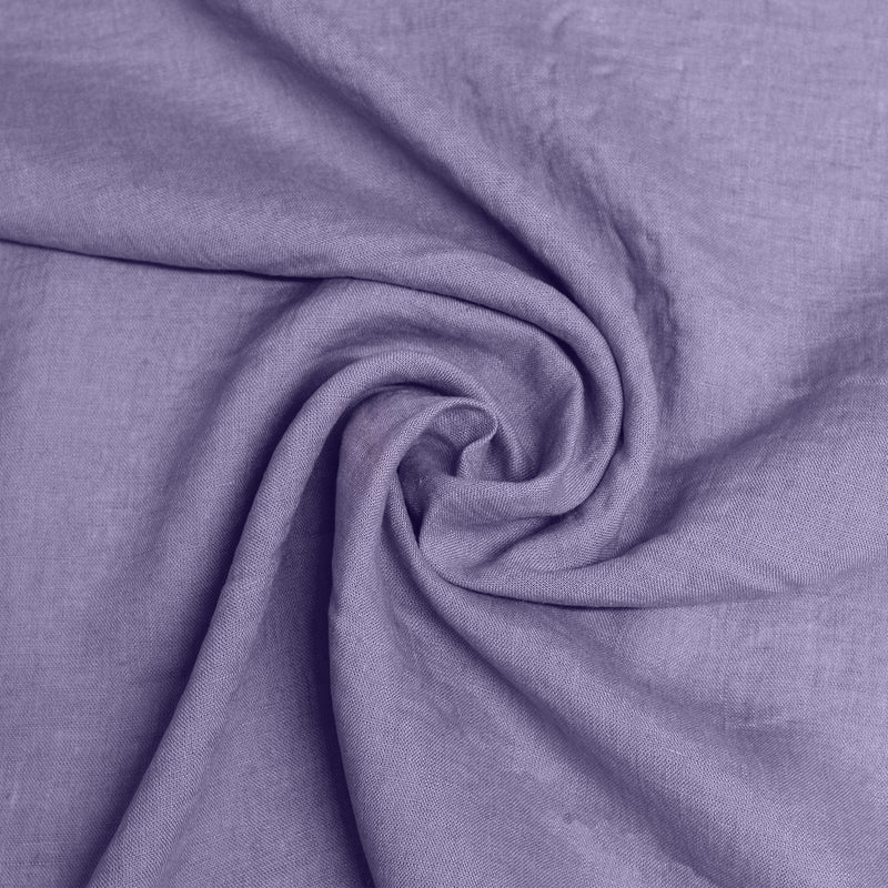 Linen fabric violet