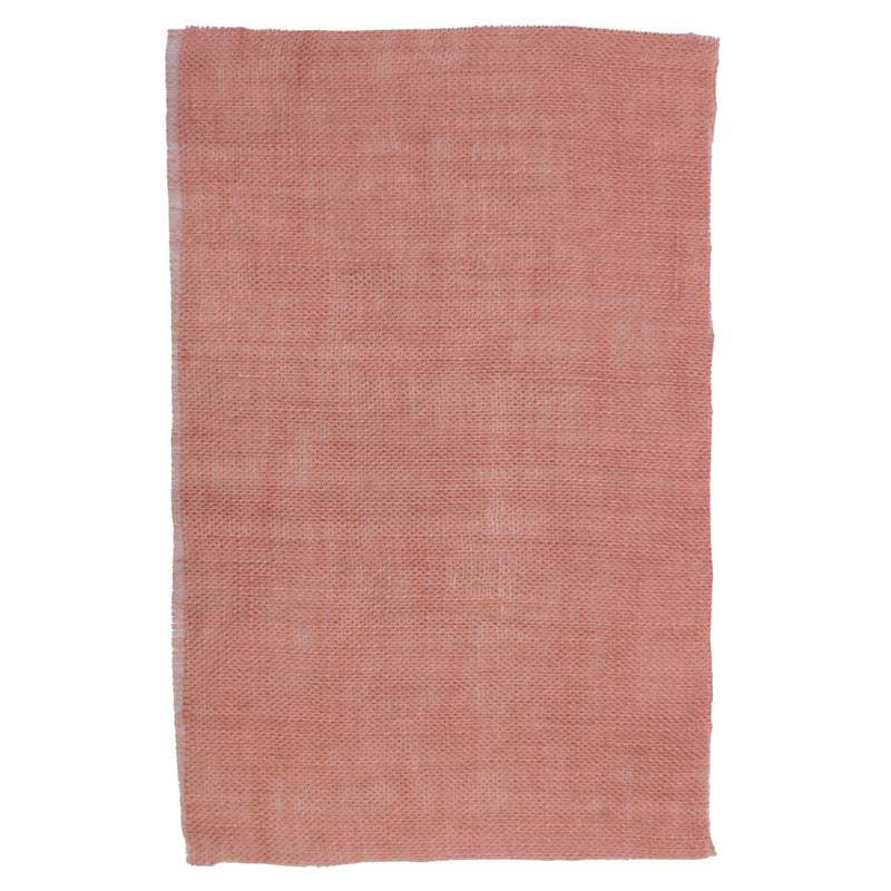 Linen fabric sample rose