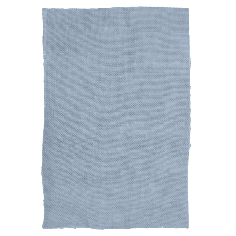 Sample of Blue linen fabric