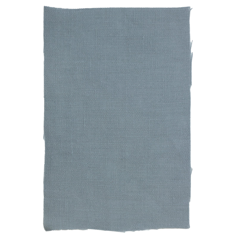 Linen fabric sample blue-gray