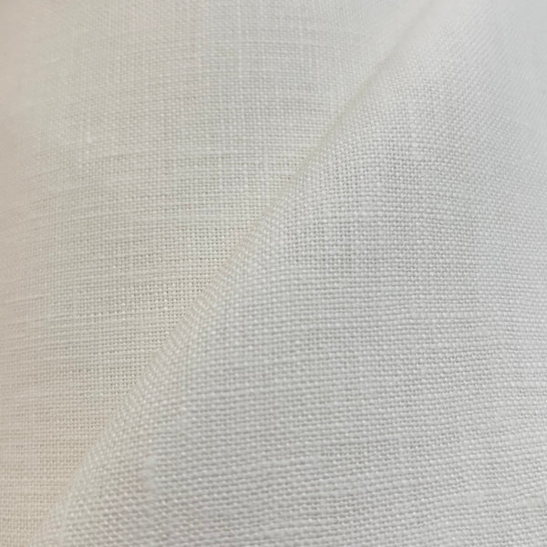 Linen Fabric White 180 CM - Natural Linen