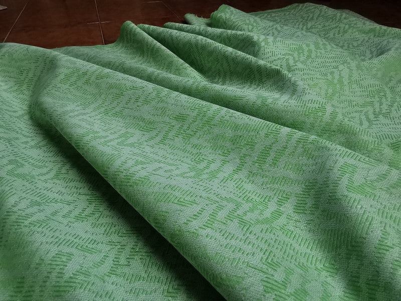 Linen fabric green