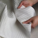 Linen cotton fabric white