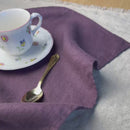 Linen napkin, aubergine